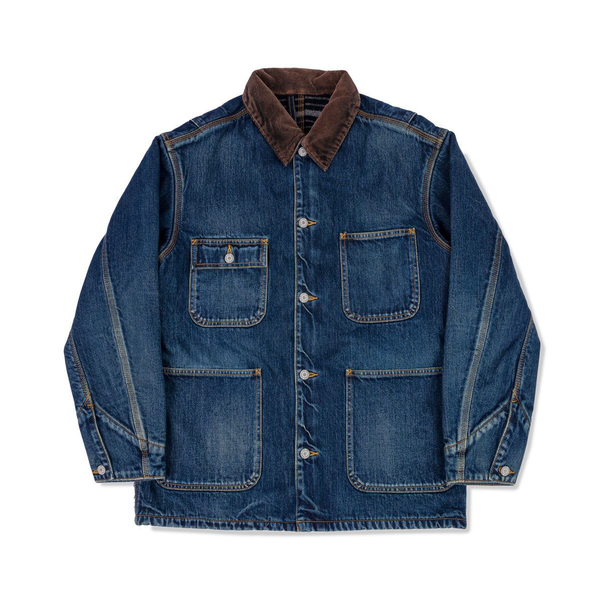 Blanket Lined Denim Coverall - Indigo