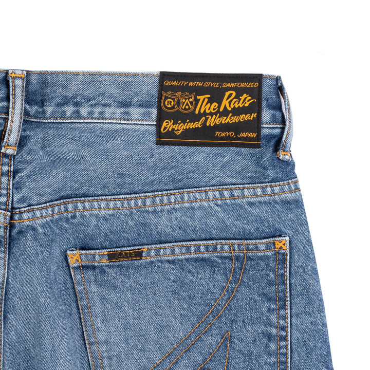 RATS Selvedge Denim Pants in Washed Indigo | Sonder Supplies